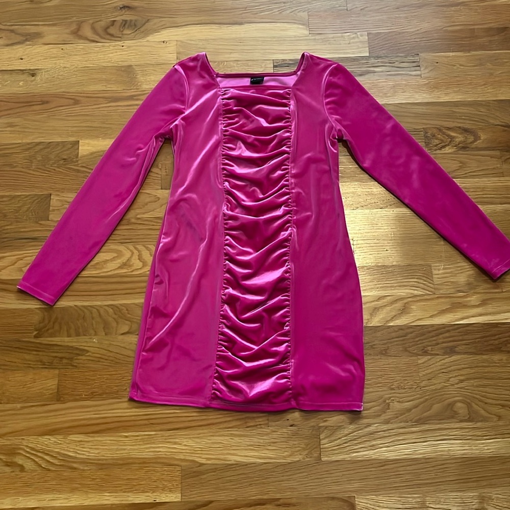 Art Class Pink Rouched Dress SIZE L